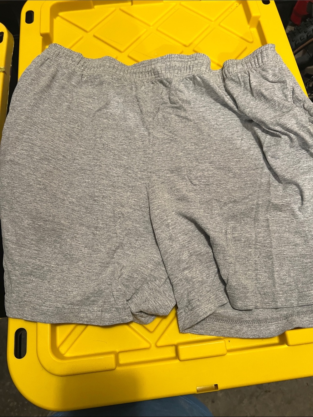 Athletic Works Heather Gray Men's Performance Knit Shorts